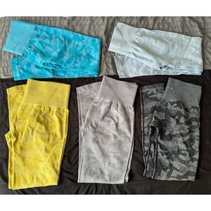 NVGTN Camo Seamless Leggings, Set of 5